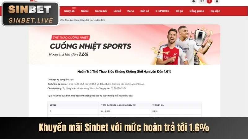 Hình ảnh khuyến mãi độc quyền với các phần thưởng hấp dẫn cho cá cược thể thao tại hala6 link mới